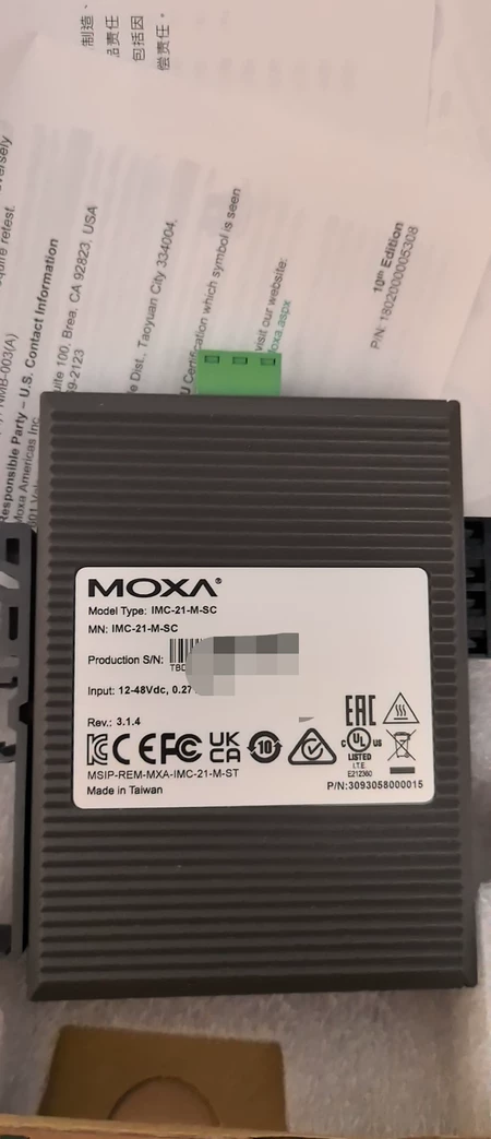 moxa IMC-21-M-SC Marine Spare Part