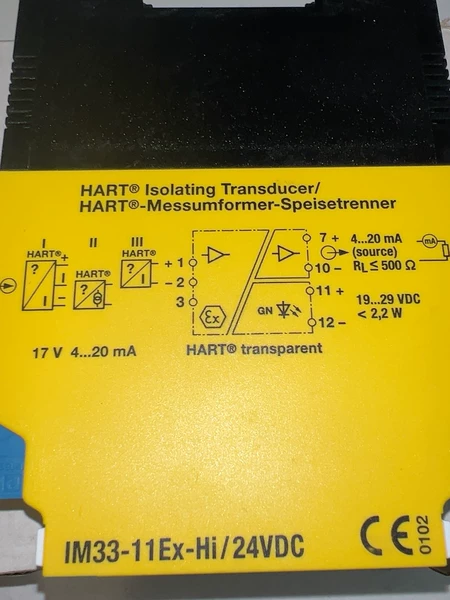 Safety Barrier IM33-11EX-HI/24VDC