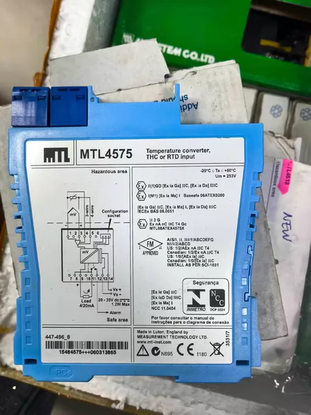Eaton MTL4575 THC/RTD Input Sensor Switch Marine Spare Part