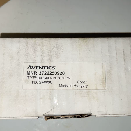 AVENTICS Aventics Solenoid Valve Model 37222509