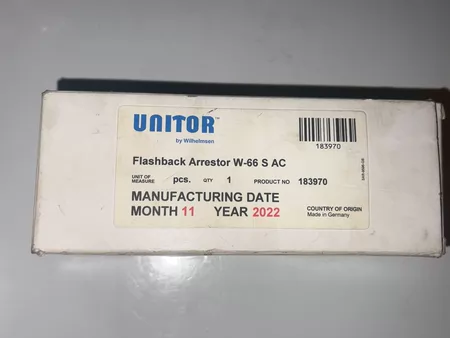 UNITOR W-66 S AC 20 Marine Spare Part