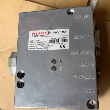 PFEIFFER TC600 Pump Controller Model PM C01