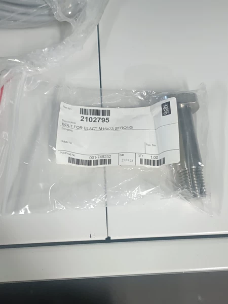 BOLT FOR ELACT M16x73 STRONG Marine Spare Part