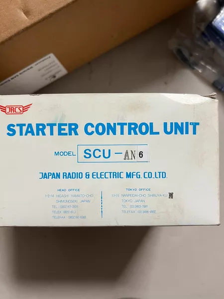 JRCS Motor Starter Controller SCU-AN6