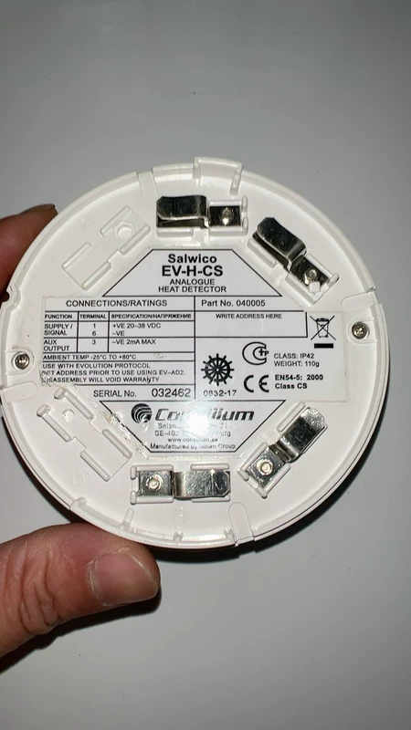 Consilium EVC-PY-IS Smoke Detector Head 04000
