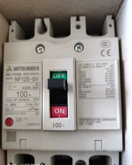 Mitsubishi NF125 CV SV HV 3P32A 40A Marine Spare Part