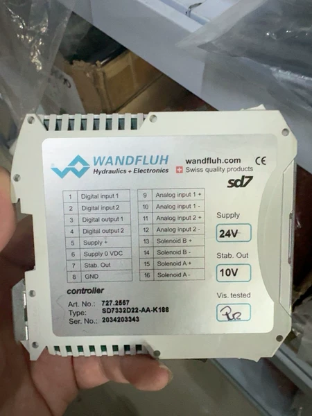 WANDFLUH SD7 Controller Model SD7332D22