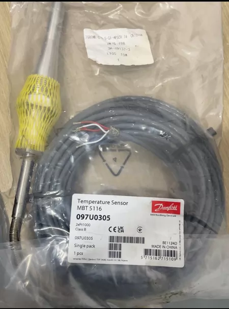 Danfoss Temperature Sensor MBT5116 097U0305 Pt100