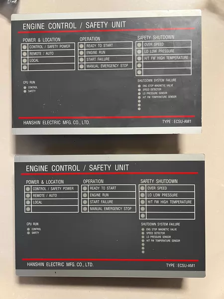 HANSHIN Control Panel ECSU-AM1 Marine Spare Part