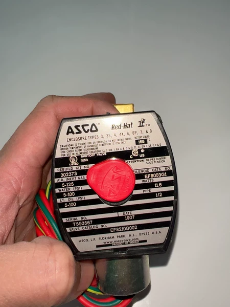 ASCO Solenoid Valve EF8210G002