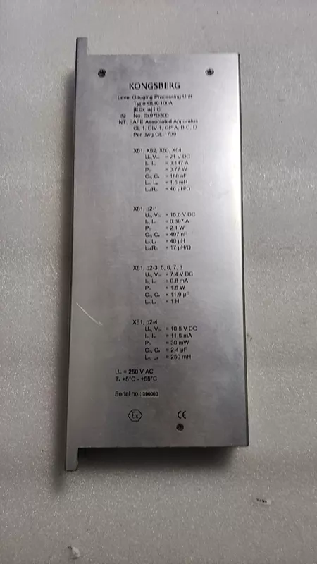 KONGSBERG GLK-100A Marine Spare Part