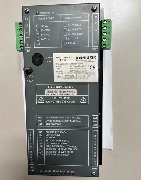 PRAXIS+ Servo Drive +ED+230V+AC-CW