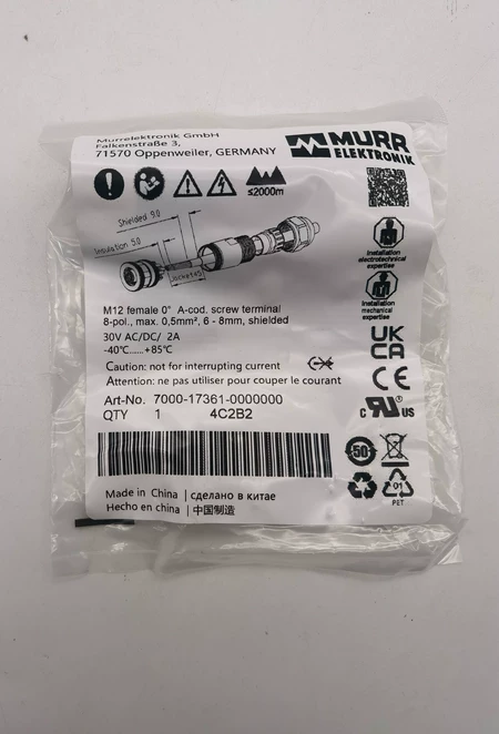 MURR 7000-17361-0000000 M12 fe Marine Spare Part