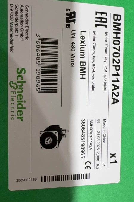 BMH0702P11A2A Schneider Electric Servo Motor