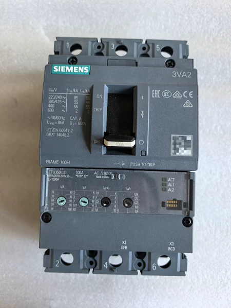 Siemens 3VA2 3VA2010-5HN32-0AA0 3 Marine Spare Part