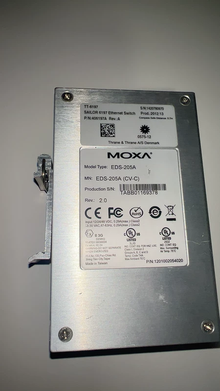MOXA Model EDS-205A 5 Marine Spare Part