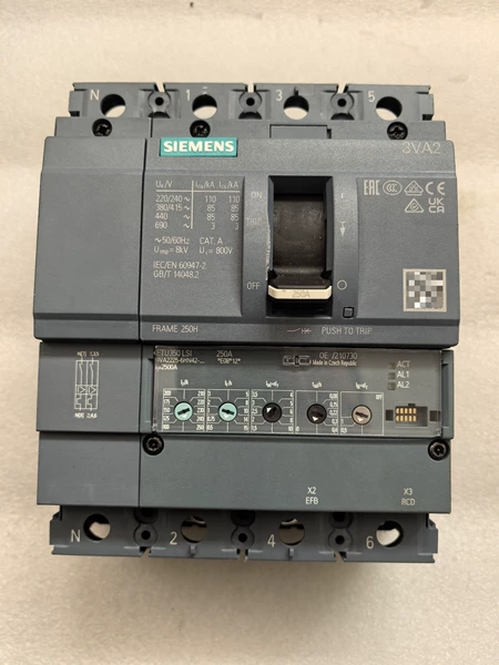 Siemens 3VA2 3VA2225-6HN42-0AA0 4 Marine Spare Part