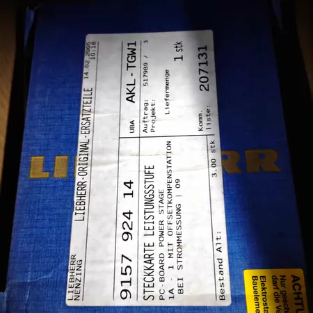 LIEBHERR 915792414 PC-BORD POW Marine Spare Part