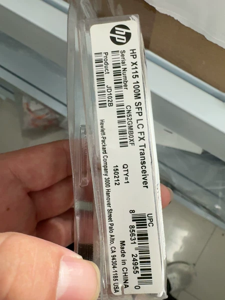 HP X115 100M SFP LC FX Module Model J