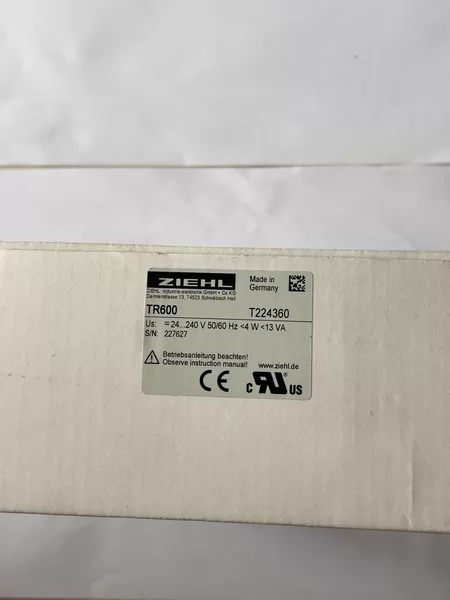 ZIEHL TR600 T224360 Marine Spare Part