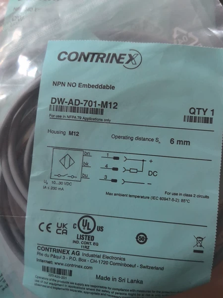 CONTRINEX DW-AD-701-M12 Sensor
