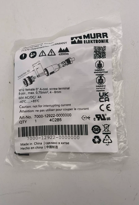 MURR 7000-12922-0000000 M12 Marine Spare Part