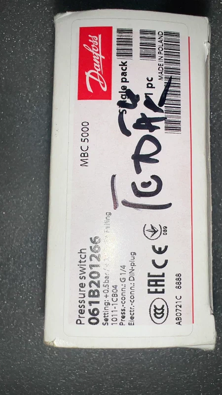 Danfoss Pressure Switch Model MBC5000 061B2