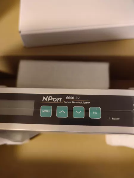 MOXA NPORT 6650-32 V1.8.1 Version Marine Spare Part