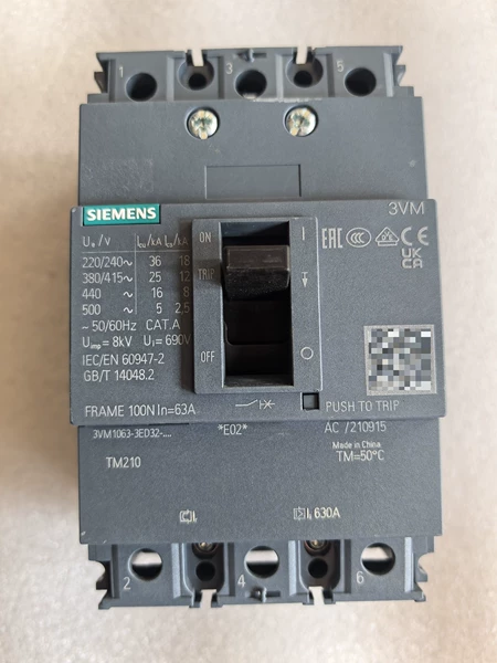 Siemens 3VM 3VM1063-3ED32-0AA0 Marine Spare Part