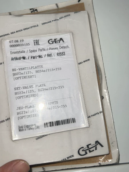 GEA 81553 Marine Spare Part