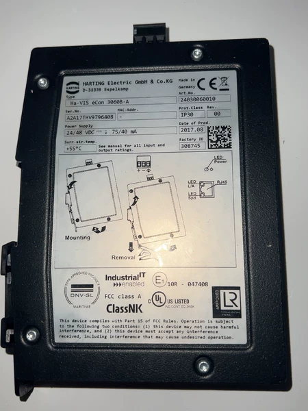 Harting Electric 3000 Series 7 Marine Spare Part