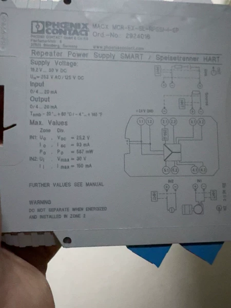 Phoenix MACX MCR-EX-SL-RPSS Marine Spare Part