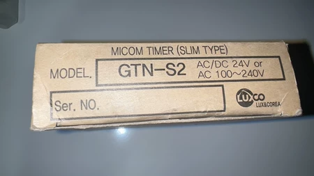 LUXCO Time Relay Model GTN-YD !