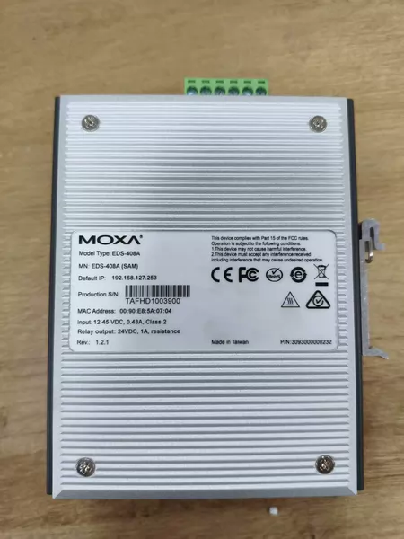 MOXA EDS-408A Model EDS-40 Marine Spare Part