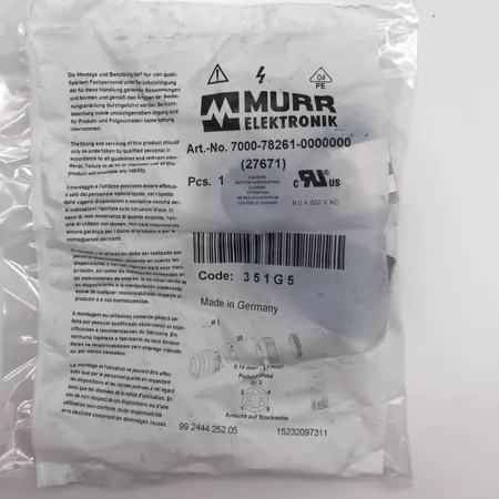 7000-78261-0000000 MURR Marine Spare Part