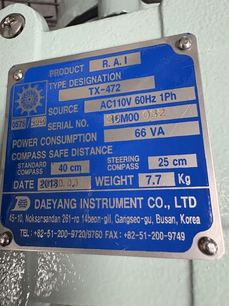 DAEYANG Model TX-472 Marine Spare Part