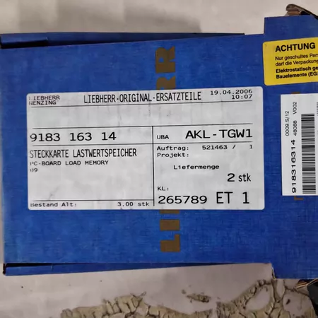 LIEBHERR PCB Model 9183 163 14 A