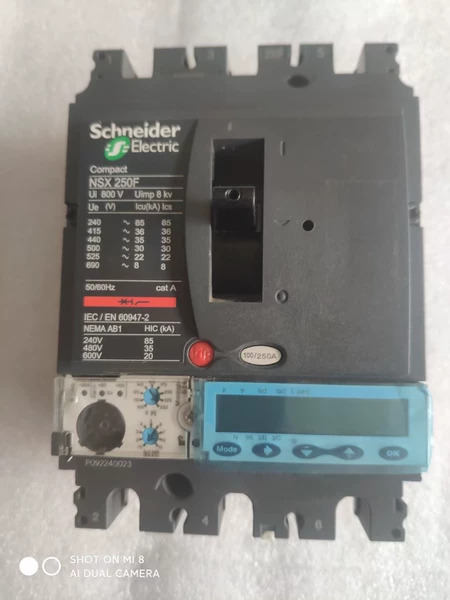 Schneider Electric NSX250F 3P250A 3 MIC5.2 Marine Spare Part