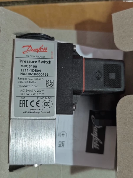 Danfoss Pressure Switch 061B000466 MBC5100 1211
