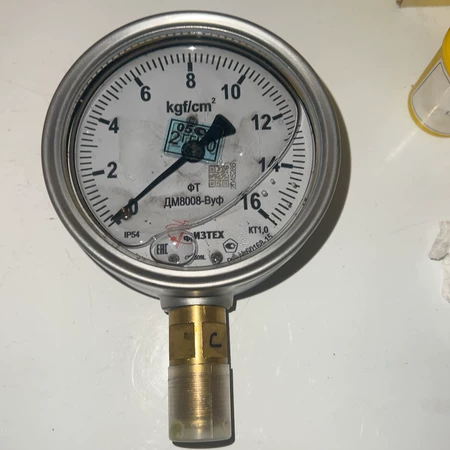 0-16kg Pressure Gauge IP54 Model DM8008-Вuf