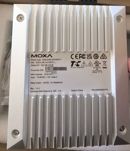 moxa EDS-510E-3GTXSFP-T Marine Spare Part