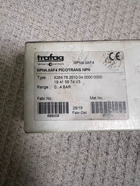 Trafag Pressure Sensor 8264.80.2510 0~4