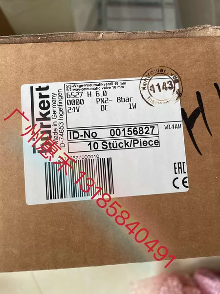 burket 6527 Solenoid Valve