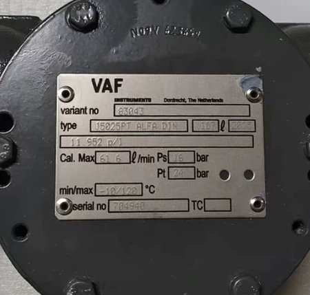 VAF Model J5025PT ALFA-0010 Marine Spare Part
