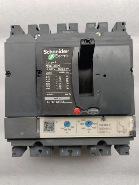 Schneider Electric NSX250N 4P200A Marine Spare Part