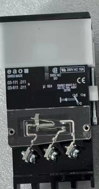 EAO Model 03-111-011 250V AC 10 Electrical Automation Marine Spare Part