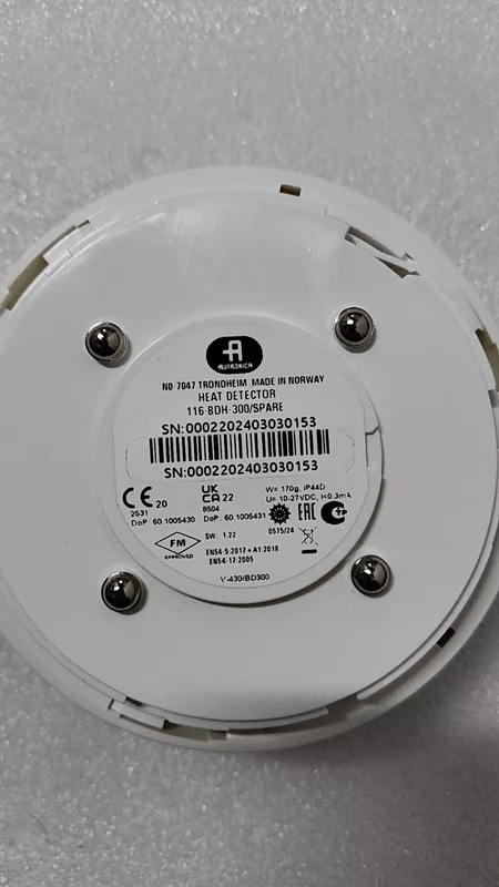 Autronica 116-BDH-300 Marine Spare Part