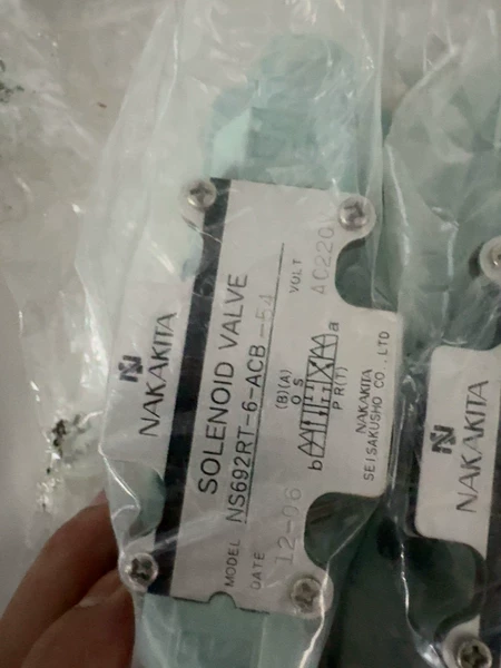 NAKAKITA Solenoid Valve Model NS692RT-6-ACB-54
