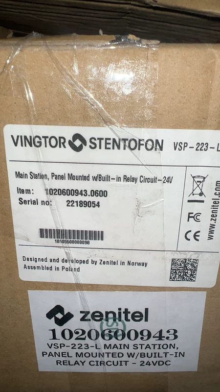 Vingtor Stentofon VSP-223 Marine Spare Part