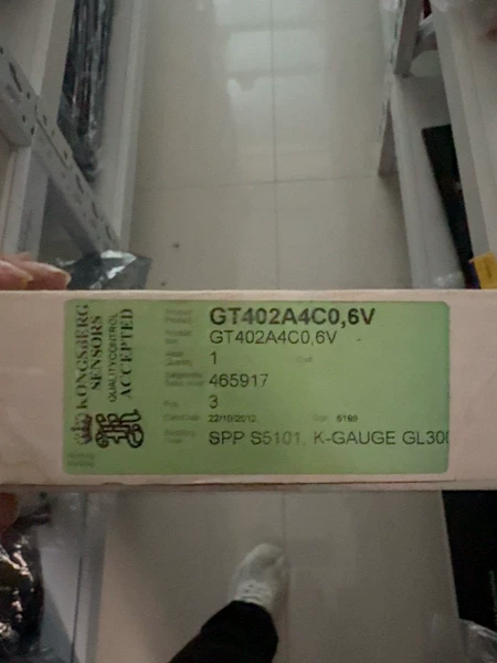 KONGSBERG Kongsberg Sensor Model GT402A4C0 6V
